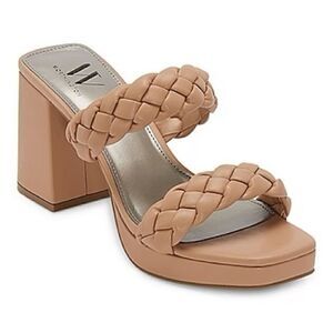 NWT Women's Heeled Sandals – Stylish Comfort (Size 7.5)